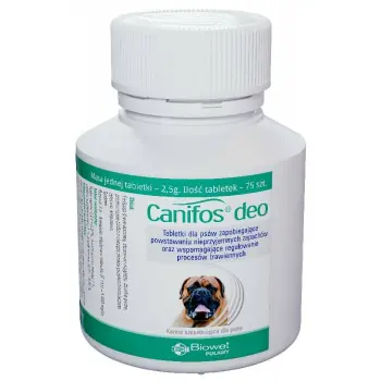 Biowet Canifos Deo Tabletki Dla Psów 75 Tabletek