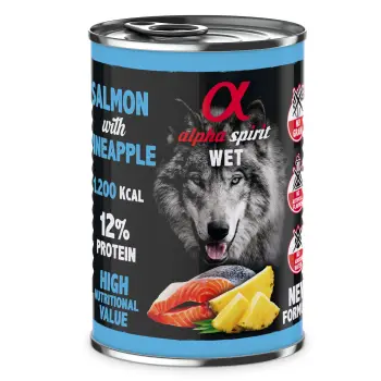 Alpha Spirit Łosoś Z Jagodami 400g