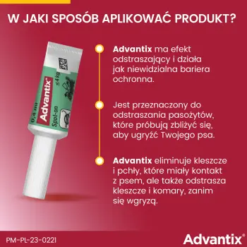 Bayer Advantix Krople Na Kleszcze I Pchły 0,4ml