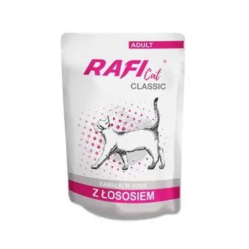 Rafi Cat Classic Z Łososiem 85g