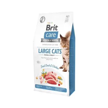 Brit Care Grain-Free Large Cats Power & Vitality Z Kaczką I Kurczakiem 400g