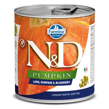 Farmina N&D Pumpkin Grain Free Canine Lamb Pumpkin & Blueberry Adult 285g