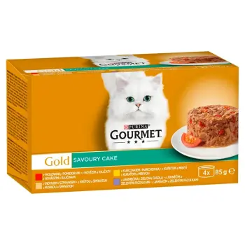 Purina Gourmet Gold pełnoporcjowa karma dla dorosłych kotów 340 g (4x85g)