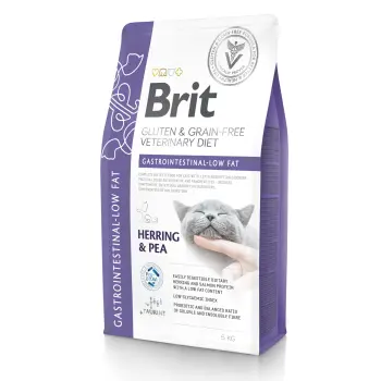 Brit GF Veterinary Diets Cat Gastrointestinal-Low Fat 5kg