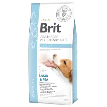 Brit Grain Free Veterinary Diet Dog Obesity Jagnięcina Z Groszkiem 12kg