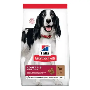 Hill's SP Science Plan Canine Adult Medium Breed Jagnięcina I Ryż 2,5kg