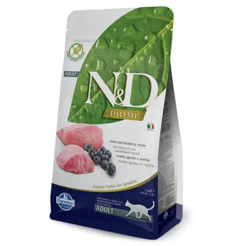 Farmina N&D Prime Feline Adult Lamb&Blueberry 5kg