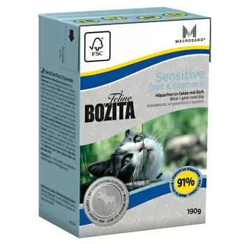 BOZITA Feline Sensitive Diet Stomach 190g