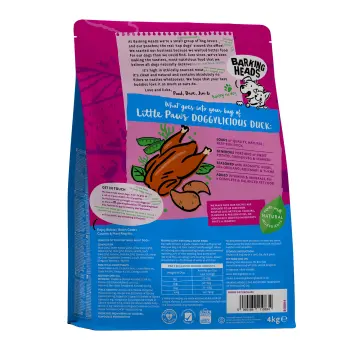 Barking Heads Little Paws Doggylicious Duck 4kg