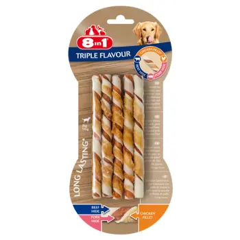 8in1 Triple Flavour Twisted Sticks 10szt