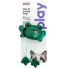 Petstages Toss 'N Dangle Frog Catnip Cat Toy - Dyndająca żaba