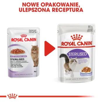 ROYAL CANIN Sterilised W Sosie 12x85g