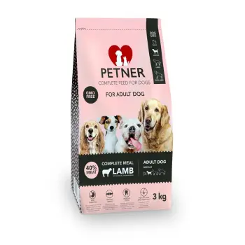 PETNER Adult Medium Breeds Z Jagnięciną 3kg