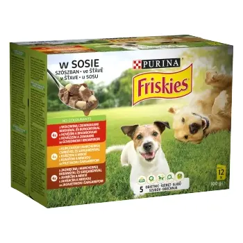 PURINA Friskies Karma dla Psów w Sosie 12x85g