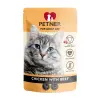 PETNER Adult Cat Z Kurczakiem, Wołowiną I Żurawiną 85g