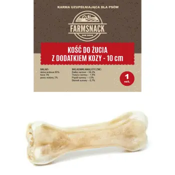 FarmSnack Kość Do Żucia Z Dodatkiem Kozy 10cm