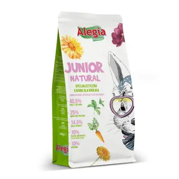 ALEGIA Karma Junior Natural Dla Królika 650g