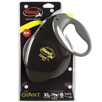 Flexi Smycz Giant XL Taśma 8m Do 75kg Żółty Neon