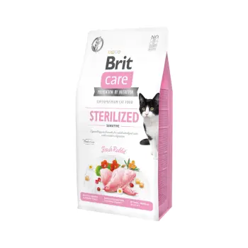 Brit Care Cat Grain-Free Sterilized Sensitive Z Królikiem 7kg