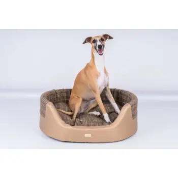 AMIPLAY Legowisko Elipsa Venus Srebrne M