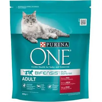 Purina One Cat Adult Karma Z Wołowiną Dla Kota 800g