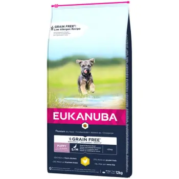 Eukunuba Puppy Small/Medium Grain Free Chicken 12kg