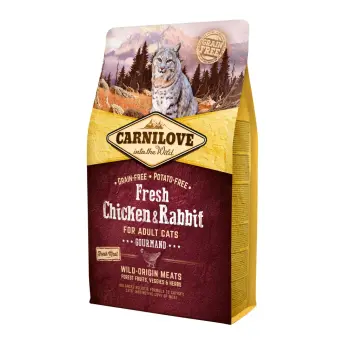 Carnilove Cat Fresh Chicken Rabbit Gourmand For Adult 6kg