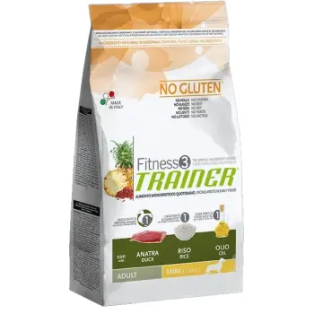 Trainer Fitness 3 Adult Mini Duck & Rice 7,5kg