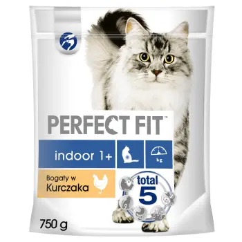 PERFECT FIT Indoor 1+ Z Kurczakiem 750g