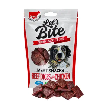 Brit Let’s Bite Meat Snacks Beef Dices With Chicken 80g