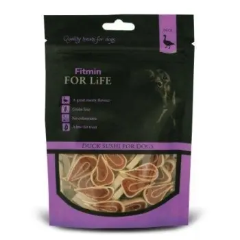 Fitmin For Life Dog Treat Duck Sushi 70g