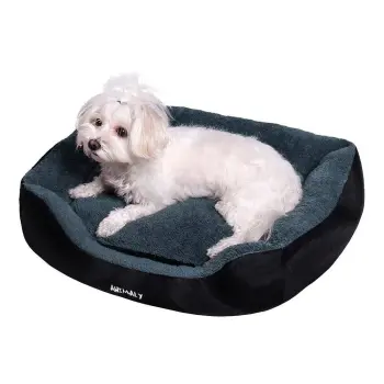 Brands Factory Sp. z o.o. MYANIMALY Dog Bed Fluffy - Szary