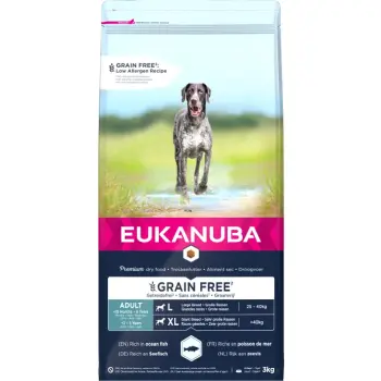 Eukanuba Adult Large Grain Free Łosoś 3kg