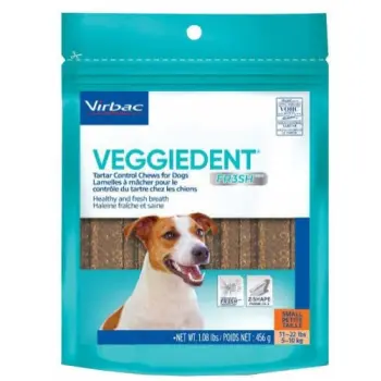 Virbac Veggiedent Fresh Gryzak S (5-10kg) 15sztuk