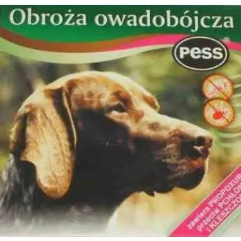 Pess Per Obroża Owadobójcza Dla Psa Bezzapachowa Brązowa 75cm