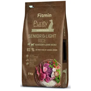 Fitmin Purity Rice Senior&Light Venison&Lamb 2kg