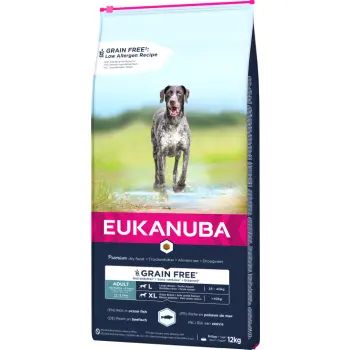 Eukanuba Adult Large Grain Free Łosoś 12kg