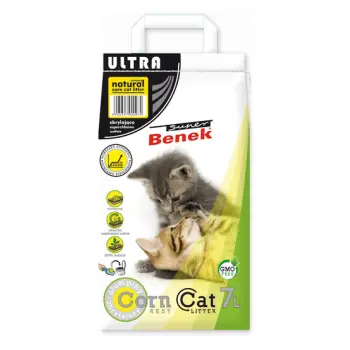 SUPER BENEK Żwirek Corn Cat Ultra Naturalny 7l