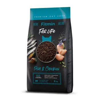 Fitmin Cat For Life Adult Fish And Chicken 8kg