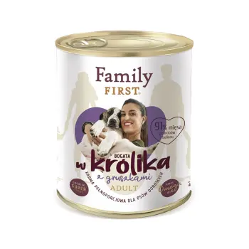 FAMILY FIRST Adult Królik Z Gruszką 800g