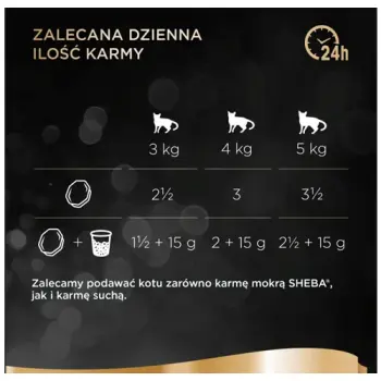 SHEBA® Sauce Speciale 44x85g z Indykiem i Warzywami - mokra karma w sosie (30+14 Gratis)