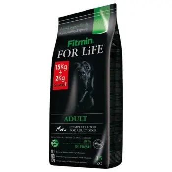 Fitmin For Life Adult All Breeds 15kg + 2kg