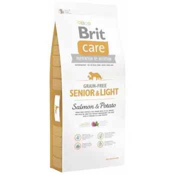 Brit Care Grain Free Senior & Light Łosoś Z Ziemniakami 12kg