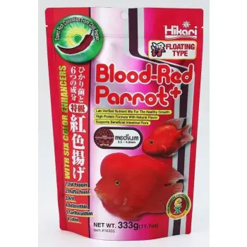 Hikari Cichlid Blood-Red Parrot Plus Medium 333g