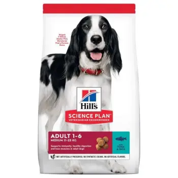 Hill's SP Science Plan Canine Adult Medium Z Tuńczykiem I Ryżem 12kg