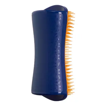 PET TEEZER Detangling & Dog Groming Brush Blue And Orange L