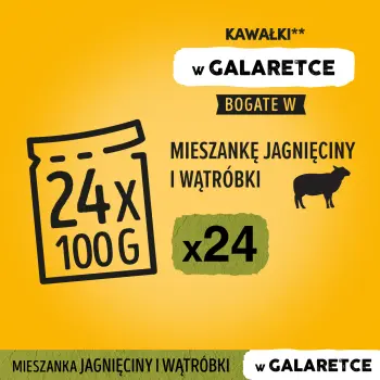 Pedigree Mokra Karma Dla Dorosłych Psów Z Jagnięciną W Galaretce 100g