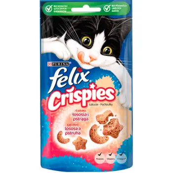 Felix Crispies Łosoś Z Pstrągiem 45g