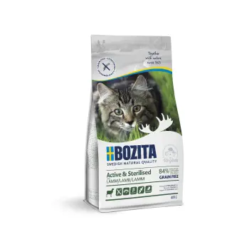 BOZITA Active & Sterilised Z Jagnięciną 400g