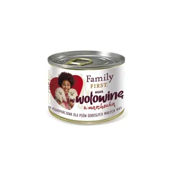 FAMILY FIRST Adult Wołowina Z Marchewką 200g